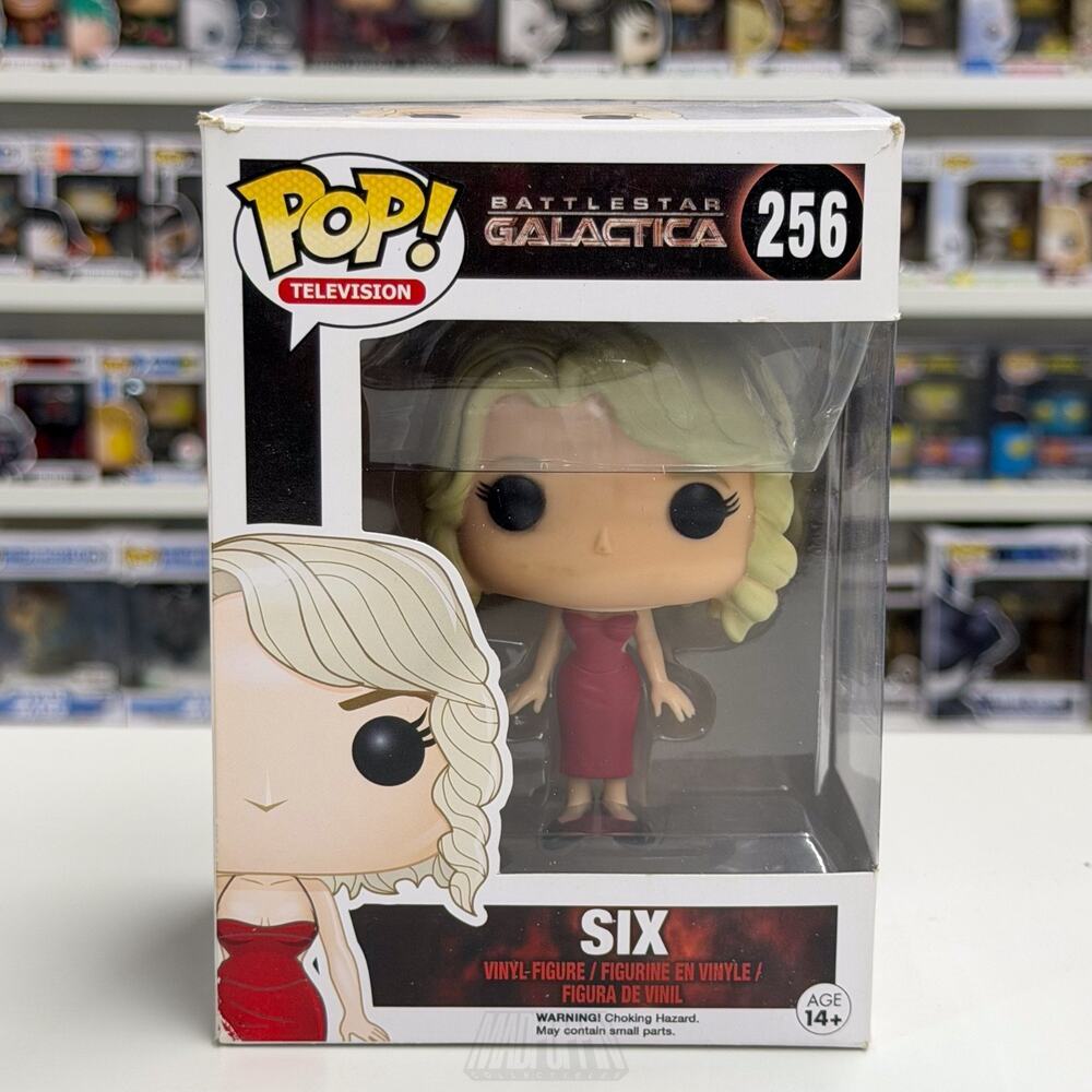 Funko Pop TV Battlestar Galactica Six 256 Cylon Android Red Dress Vinyl Figure